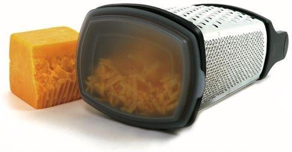 Norpro - Stainless Steel 4 Sided Grater with Catcher- 325