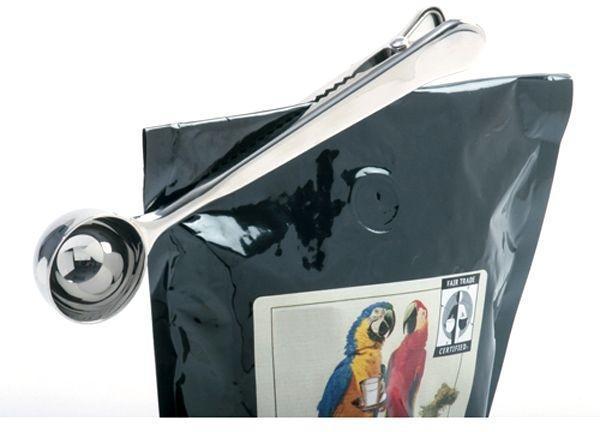Norpro - Stainless Steel Coffee Scoop with Bag Clip - 5458