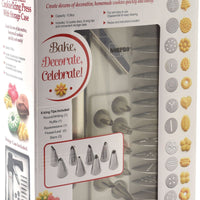 Norpro - Stainless Steel Cookie/Icing Press with Case - 3299
