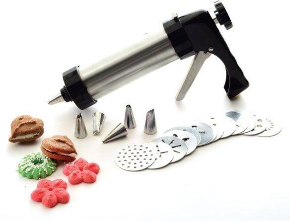 Norpro - Stainless Steel Cookie/Icing Press with Case - 3299