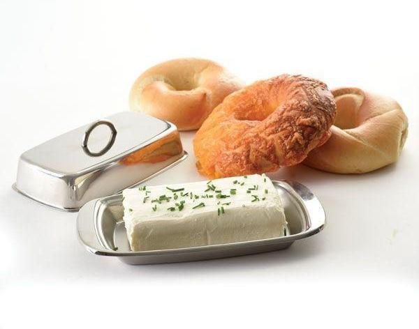 Norpro - Stainless Steel Double Covered Butter Dish - 282