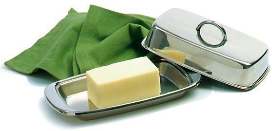 Norpro - Stainless Steel Double Covered Butter Dish - 282