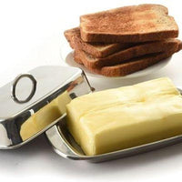 Norpro - Stainless Steel Double Covered Butter Dish - 282 - DISCONTINUED