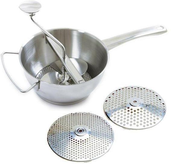 Norpro - Stainless Steel Food Mill with 2 Discs - 595