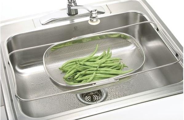 Norpro - Stainless Steel Over-Sink Strainer - 2157