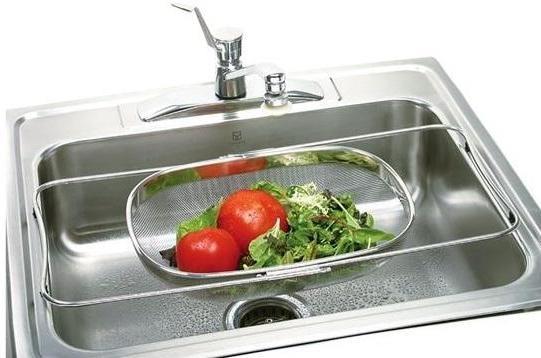 Norpro - Stainless Steel Over-Sink Strainer - 2157