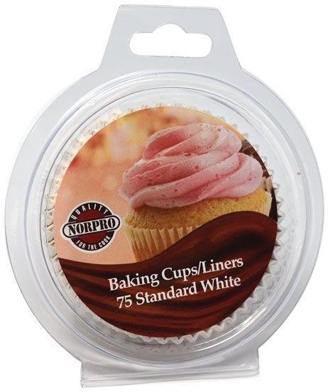 Norpro - Standard White Muffin/Cupcake Cups (75 Pieces) - 3460