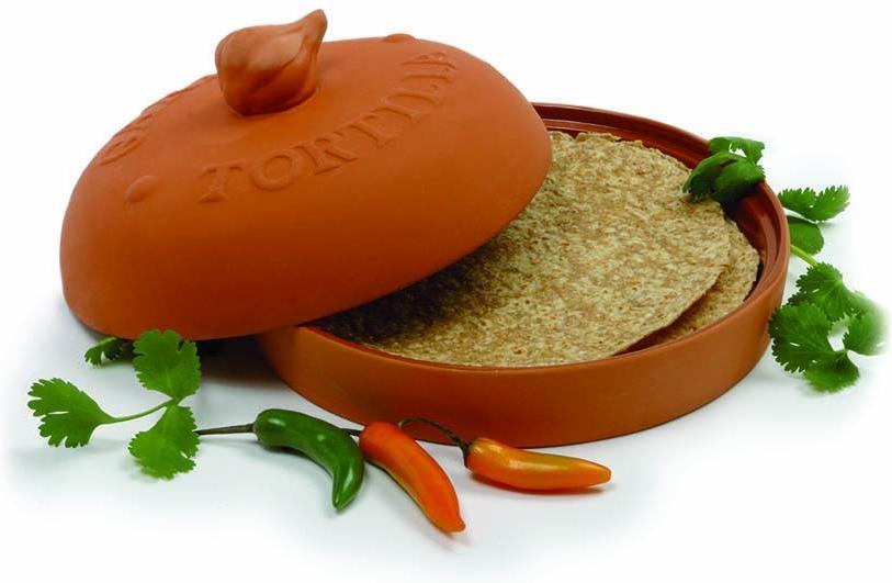 Norpro - Terra Cotta Garlic Baker/Tortilla Warmer - 1064