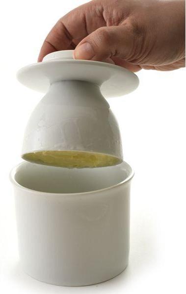 Norpro - White Porcelain Butter Keeper - 291
