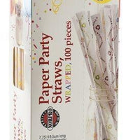 Norpro - Wrapped Paper Party Straws (100 Pieces) - 4025
