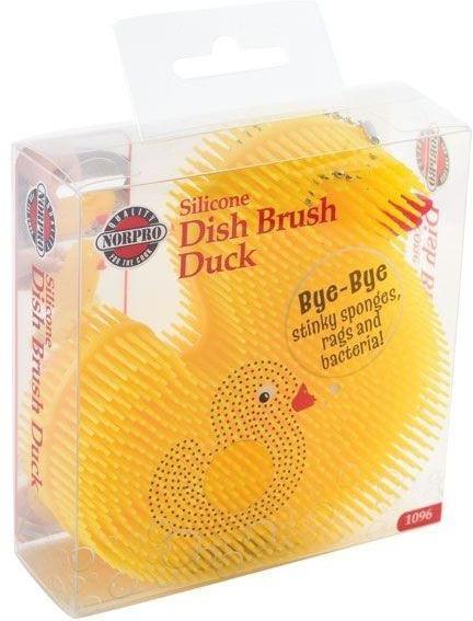 Norpro - Yellow Duck Silicone Dish Brush - 1096