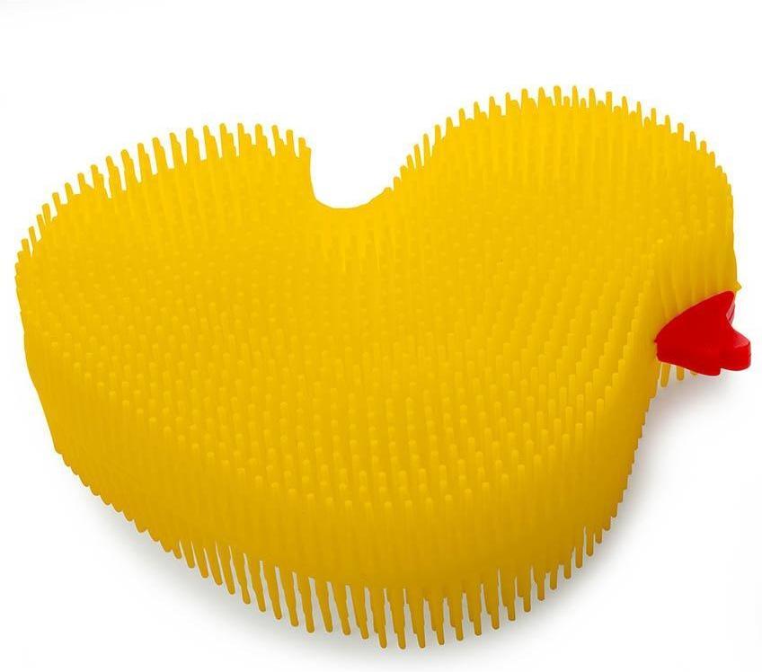 Norpro - Yellow Duck Silicone Dish Brush - 1096