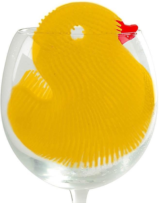 Norpro - Yellow Duck Silicone Dish Brush - 1096