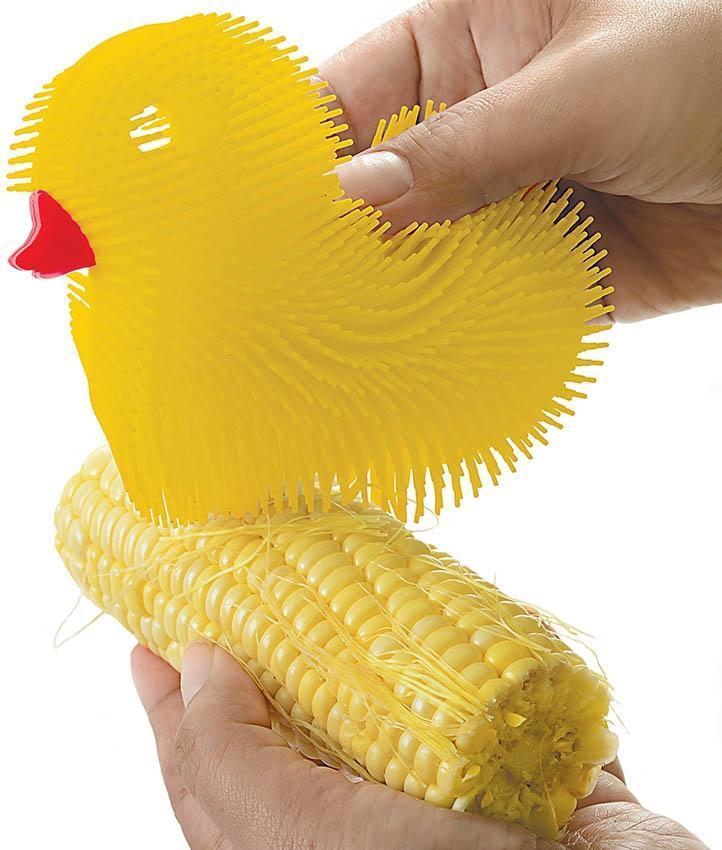 Norpro - Yellow Duck Silicone Dish Brush - 1096