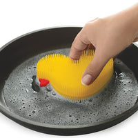 Norpro - Yellow Duck Silicone Dish Brush - 1096