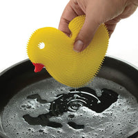 Norpro - Yellow Duck Silicone Dish Brush - 1096