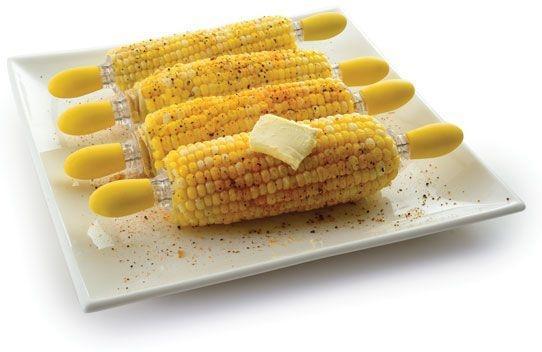 Norpro - Yellow, Pack of 8 Interlocking Corn Holders - 5420