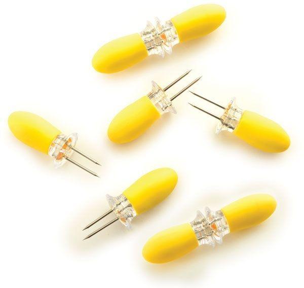 Norpro - Yellow, Pack of 8 Interlocking Corn Holders - 5420