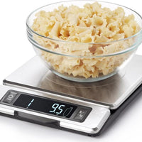 OXO - 11 lb Stainless Steel Food Scale with Pull-Out Display - 11214800G