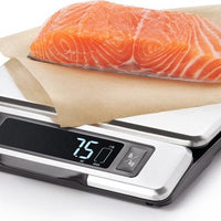 OXO - 11 lb Stainless Steel Food Scale with Pull-Out Display - 11214800G