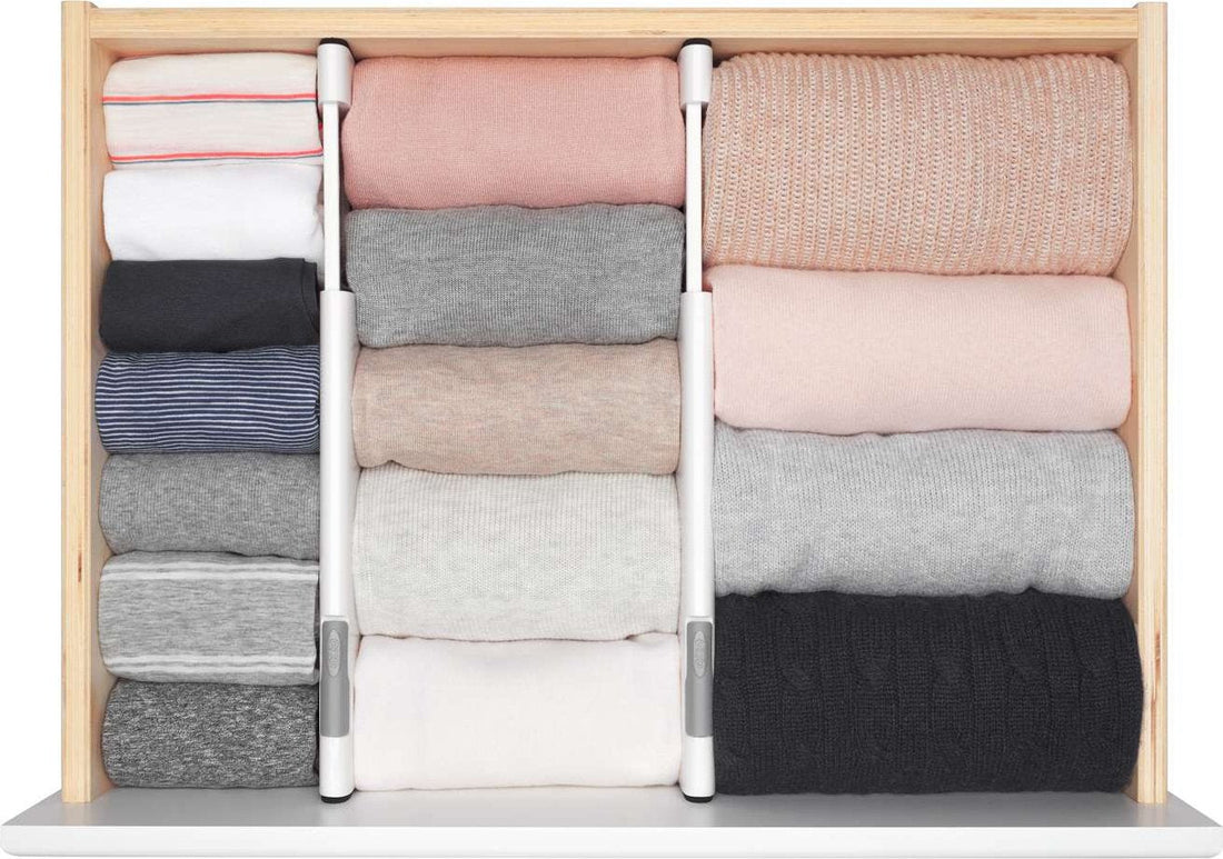 OXO - Pack of 2 Expandable Dresser Drawer Dividers - 13227200G