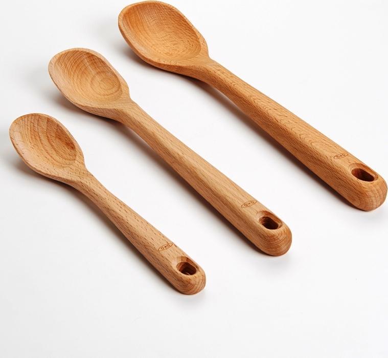 OXO - Pack of 3 Wooden Spoons - 1130780NA