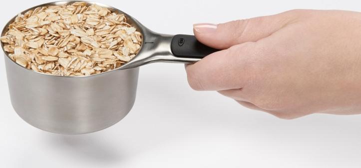 OXO - Pack of 4 Stainless Steel Measuring Cup Set - 11137700G
