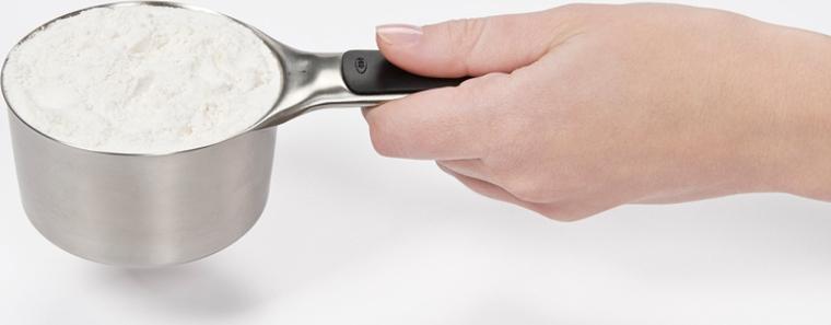 OXO - Pack of 4 Stainless Steel Measuring Cup Set - 11137700G