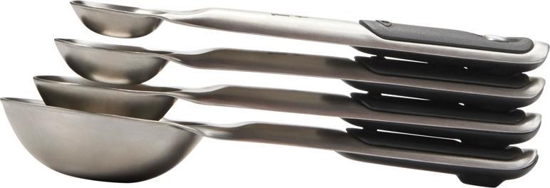 OXO - Pack of 4 Stainless Steel Measuring Spoons - 11137600G