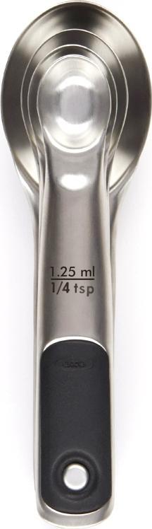 OXO - Set of 4 Stainless Steel Measuring Spoons - 11137600G