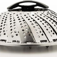 OXO - Stainless Steel Steamer with Extendable Handle - 1067247SS