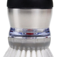 OXO - SteeL Soap Squirting Palm Brush - 1068588SS