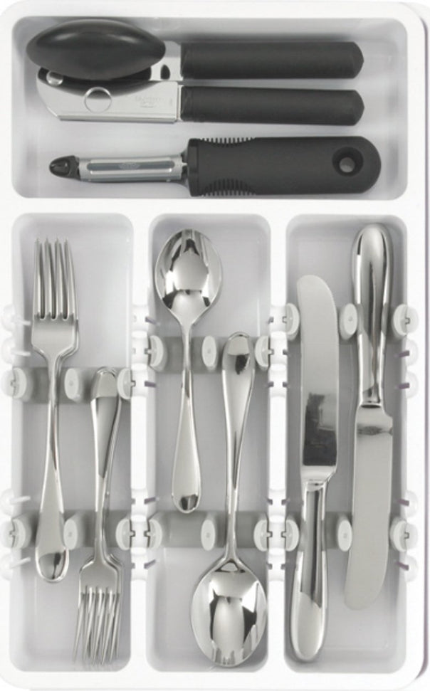 OXO - White Expandable Utensil Organizer - 1314600WH