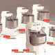 Omcan - 0.6 HP - 2 Speed European Heavy-Duty Electric Commercial Mixer - MX-IT-0010-D