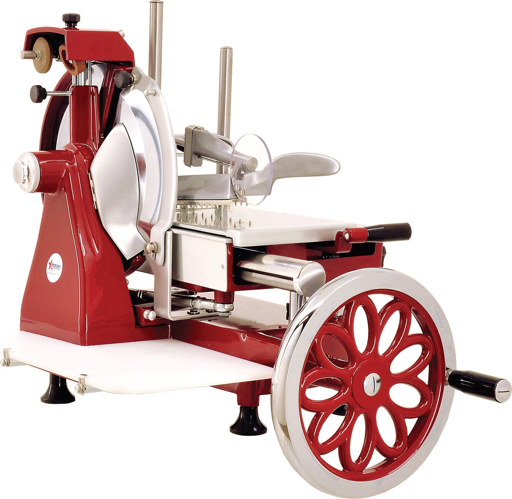 Omcan - 10" Manual Slicer with Flower Flywheel - MS-IT-0250-MF