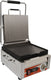 Omcan - 10” x 11” Single Panini Grill with Timer & Smooth Surfaces - PG-CN-0515-FT
