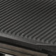 Omcan - 10" x 9" Single Panini Grill with Grooved Surfaces - PG-IT-0483-R