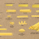 Omcan - #108 Maccheroni Rigati Pasta Die For Pasta Machine PM-IT-0004 - 13356