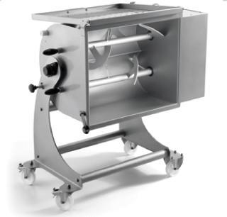 Omcan - 110L Capacity Dual-Paddle Tilting Heavy-Duty Meat Mixer - MM-IT-0080