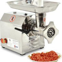 Omcan - #12 Economical Stainless Steel Meat Grinder 0.87 HP - MG-CN-0012-S