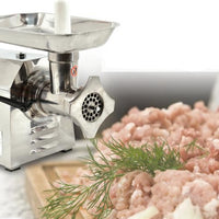 Omcan - #12 Economical Stainless Steel Meat Grinder 0.87 HP - MG-CN-0012-S