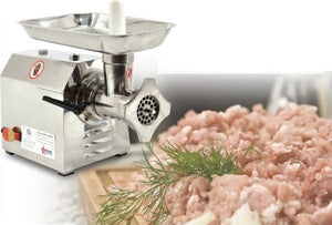 Omcan - #12 Economical Stainless Steel Meat Grinder 0.87 HP - MG-CN-0012-S