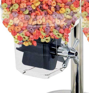 Omcan - 13.6 QT Double Stainless Steel Cereal Dispenser (15 L) - 80531