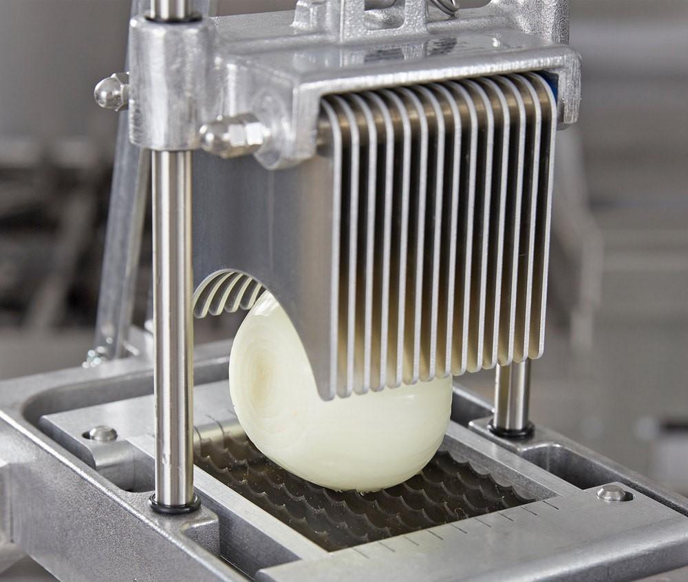 Omcan - 1/4" Blade Countertop Vertical Fruit & Vegetable Slicer - 41863