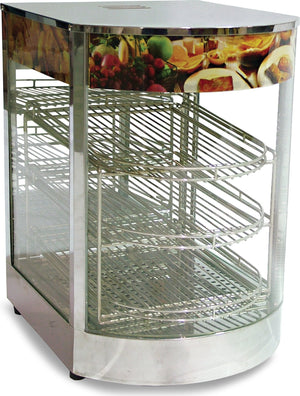 Omcan - 14" Display Warmer with Curved Glass - DW-CN-0349
