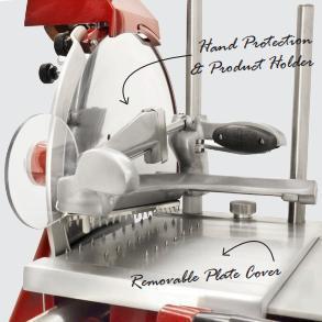 Omcan - 14" Manual Slicer with Flower Flywheel - MS-IT-0350-MF