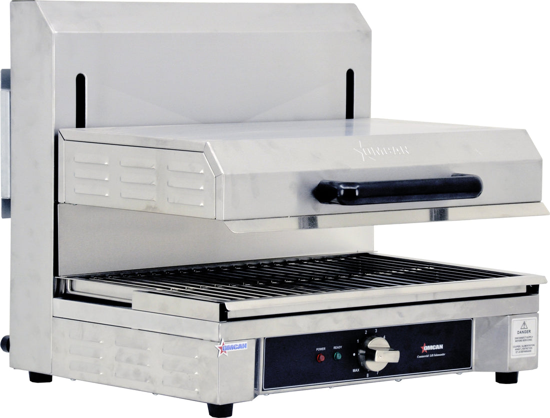 Omcan - 14" x 17.71" Single Adjustable Salamander - CE-CN-1506-S