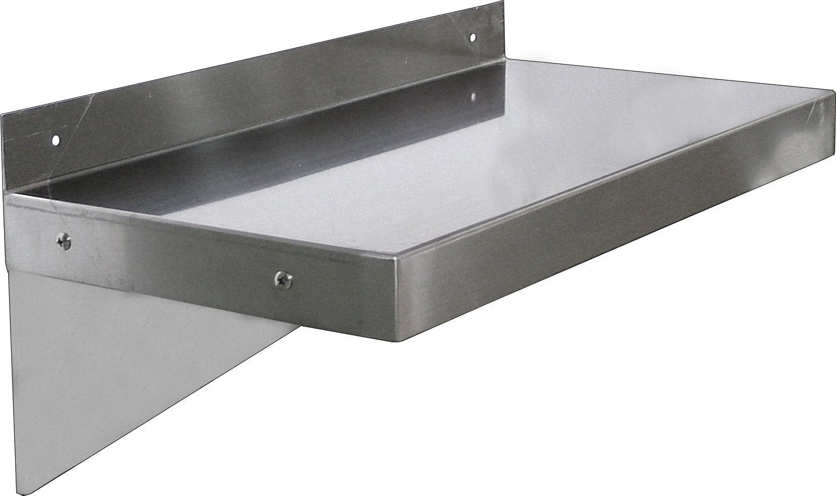 Omcan - 16” x 48” Stainless Steel Wall Shelf - 24410