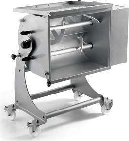Omcan - 163L Capacity Dual-Paddle Tilting Heavy-Duty Meat Mixer - MM-IT-0120
