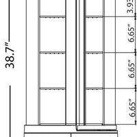 Omcan - 18" Rotating Circular Countertop Display Case - RS-CN-0072-R